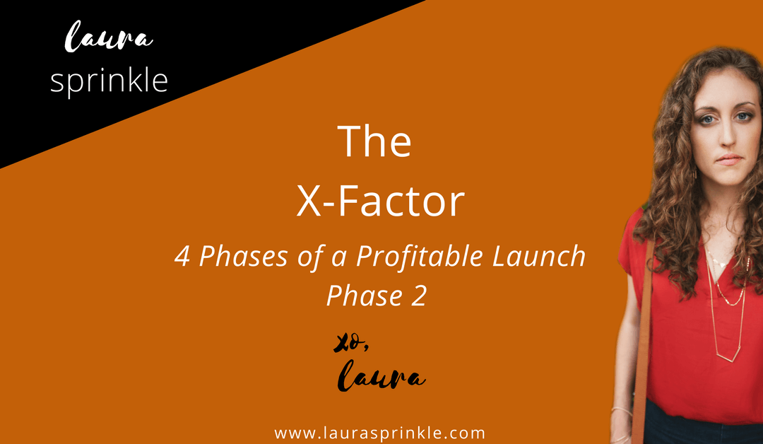 Profitable Launch Phase 2: The X-Factor